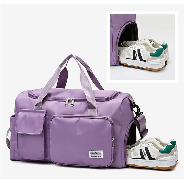 Traventix Reisetasche mit Mehrfachfächern | Wasserdicht & Leicht | Sport-, Fitness- & Weekender-Tasche für Damen & Herren