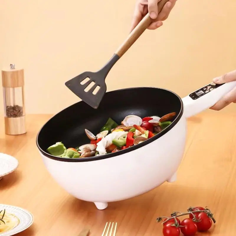 CrispyPan - Elektrische Kochpfanne für vielseitiges Kochen