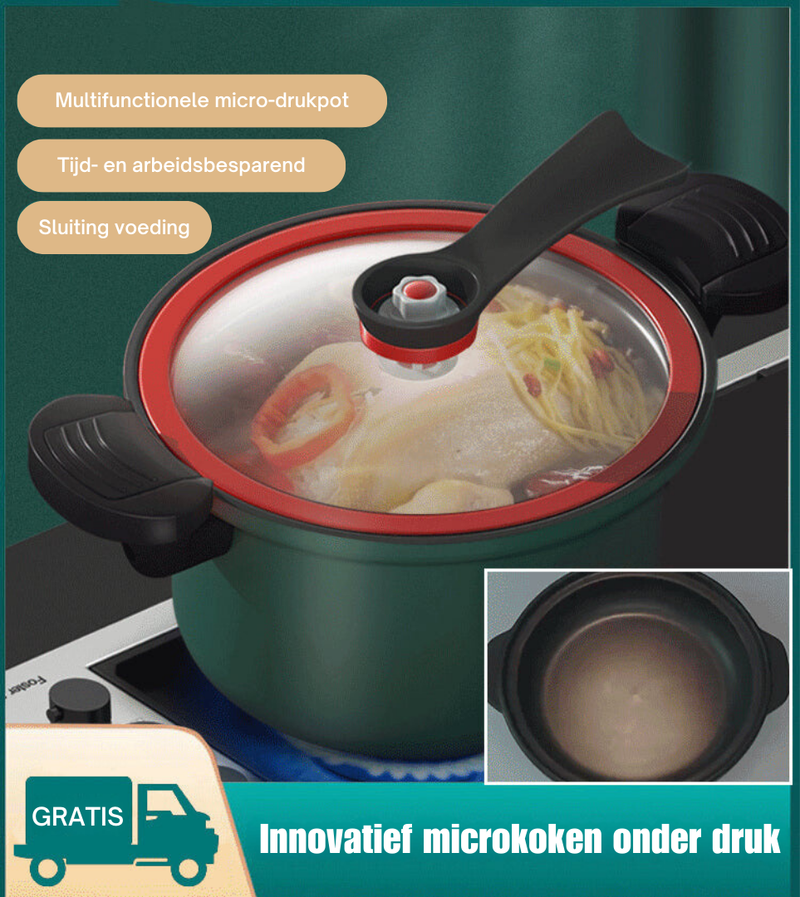 SpeedPot - Innovativer Mikro-Schnellkochtopf
