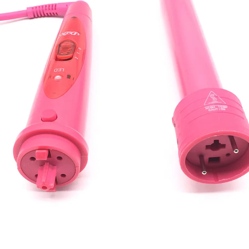 Lockenstab-Set VALYSSA 3-in-1 | Keramikaufsätze 9/19/25 mm | 80–210 °C | Profi-Kabel & Hitzeschutz-Handschuh