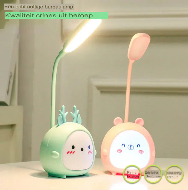 Kinder Leselampe LUMIBO | Augenschonend & Tragbar | USB-Aufladung | Cartoon-Design