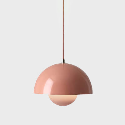 Pendelleuchte Skandilux | Halbkuppel-Design | Verstellbar | Metall Bunt