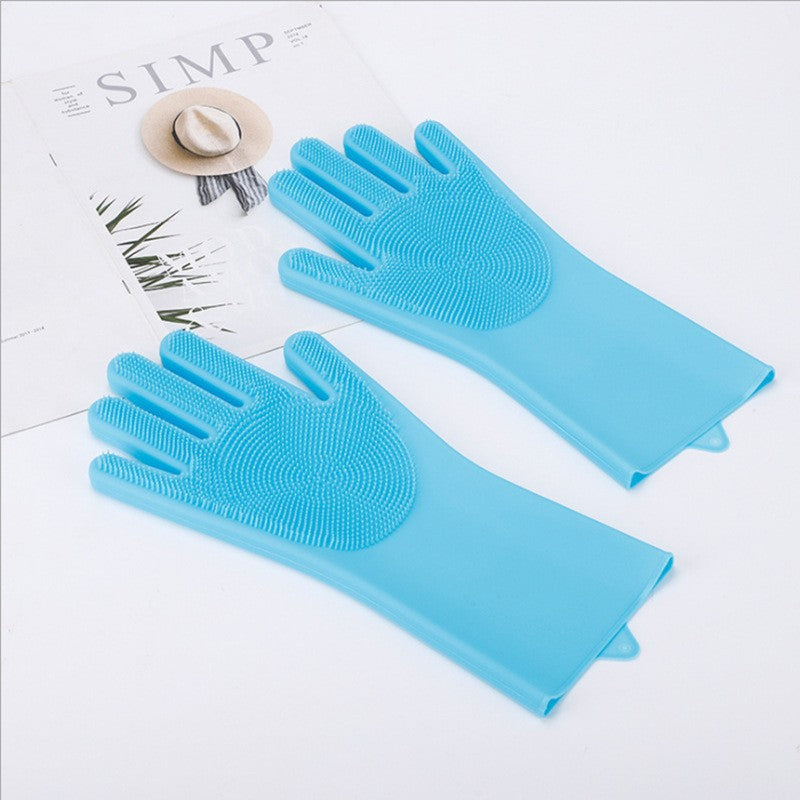 PawRelax Grooming Handschuhe | Fellpflege & Massage für Hunde & Katzen | Gummi | Paar