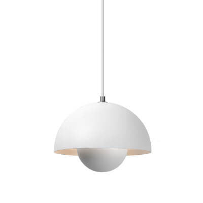 Pendelleuchte Skandilux | Halbkuppel-Design | Verstellbar | Metall Bunt