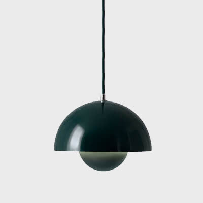 Pendelleuchte Skandilux | Halbkuppel-Design | Verstellbar | Metall Bunt