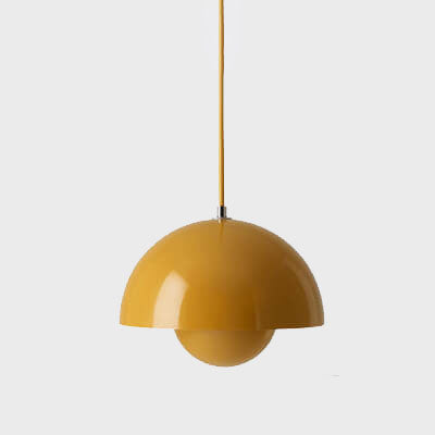 Pendelleuchte Skandilux | Halbkuppel-Design | Verstellbar | Metall Bunt