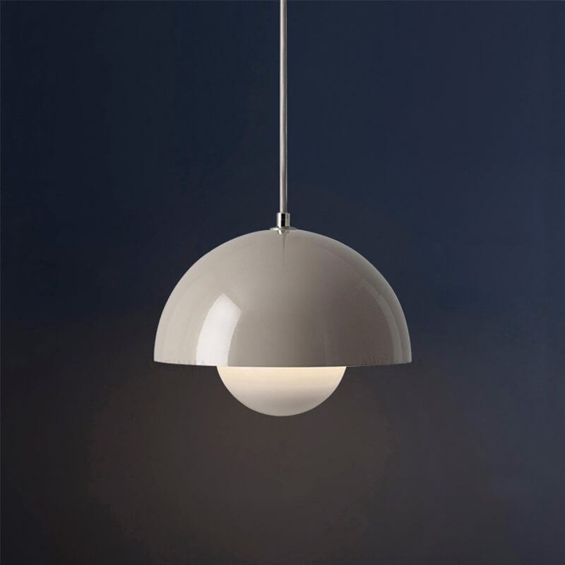 Pendelleuchte Skandilux | Halbkuppel-Design | Verstellbar | Metall Bunt