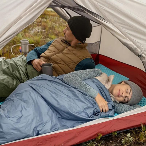 TrekNite Leichter Schlafsack Kompakt | 900 g | Für 10–20 °C | Atmungsaktiv & Waschbar | 190×75 cm