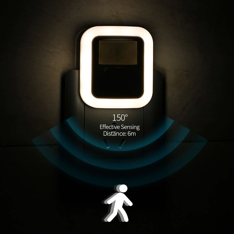 LED Nachtlicht Lumora | Bewegungsmelder & 360° Beleuchtung | Einstellbare Helligkeit & Timer | Energiesparend