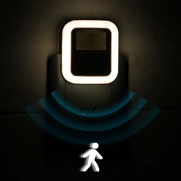LED Nachtlicht Lumora | Bewegungsmelder & 360° Beleuchtung | Einstellbare Helligkeit & Timer | Energiesparend