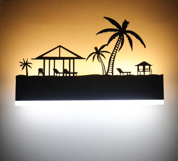 LED Wandleuchte | Dekoratives Wandlicht | 12W Warm- & Kaltlicht | Modernes Design | 38×22 cm