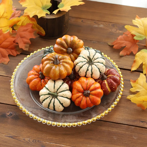 HerbstZauber | Künstliche Kürbisse | Halloween & Erntedank | Deko-Set