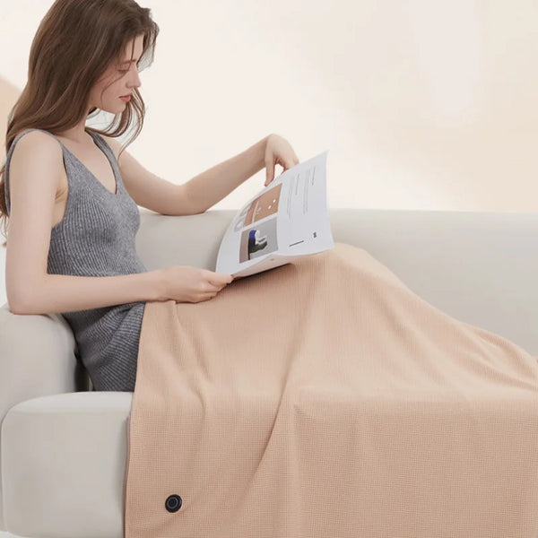 CozyTherm Wear USB-Heizdecke zum Tragen | 150 × 85 cm | 3 Temperaturstufen | Maschinenwaschbar & Tragbar