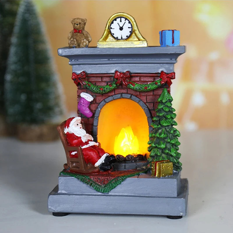 Weihnachtsdeko Licht MerryGlow | Cartoon Design | LED Dekofigur mit Batterie | Für Wohnzimmer, Kinderzimmer & Garten