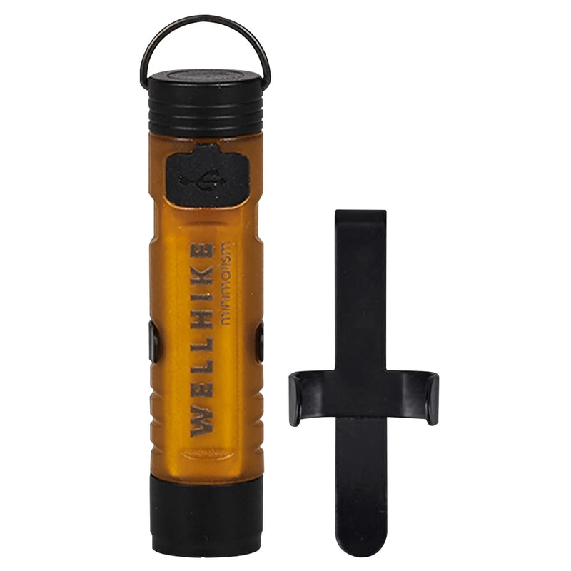 Mini Taschenlampe LUMIRO PocketBeam | 350 lm | Magnetisch & mit Haken | USB-C Aufladbar | Für Camping & Outdoor