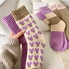 CozyHearts | Damen Winter Socken | Extra Dick & Warm | Plüsch Komfort | Mid-Tube