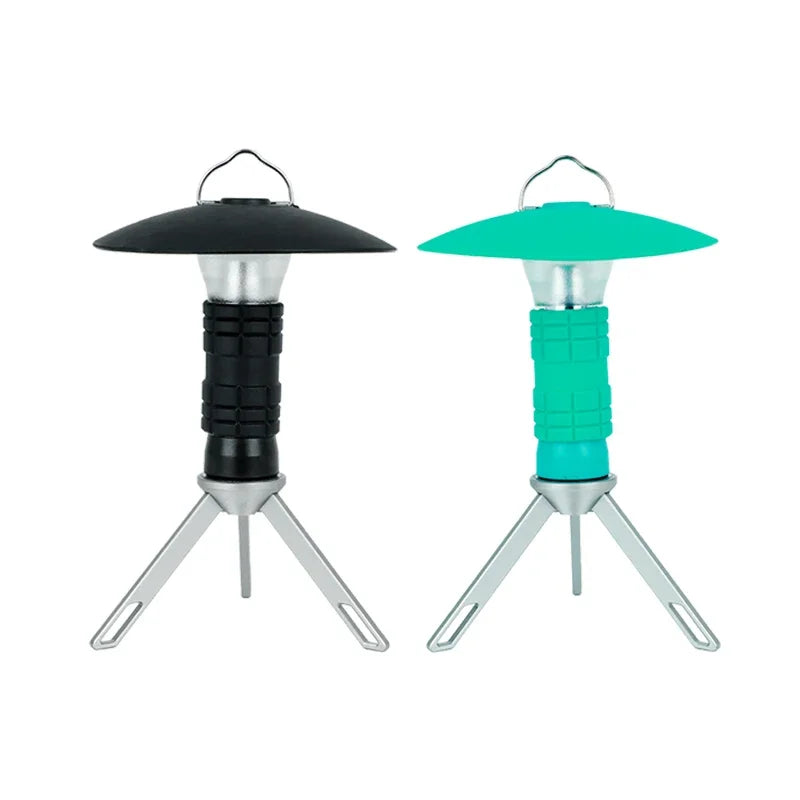LUXTREK Campinglampe | Wiederaufladbare LED-Taschenlampe mit 300 Lumen | 3 Leuchtmodi | Kompatibel mit Tripod-Halterung