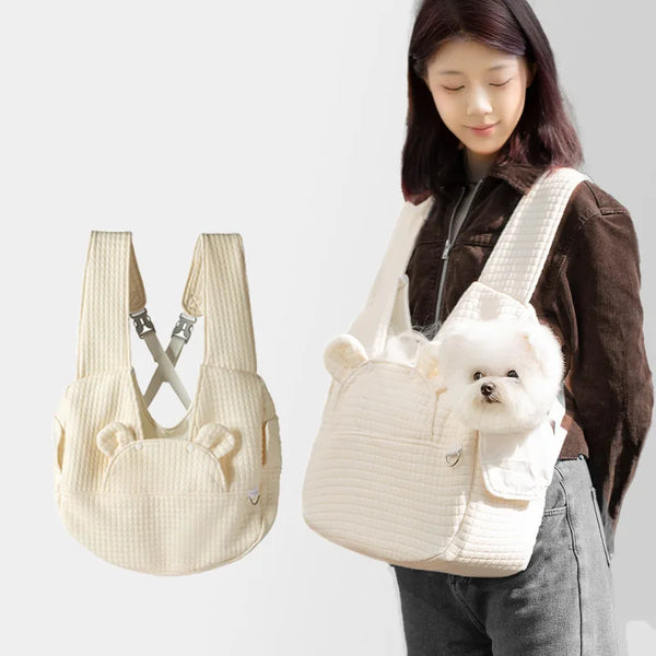 Pawlino ComfortBag Tragetasche für Haustiere | Weich & Sicher | Große Kapazität & Tragbar