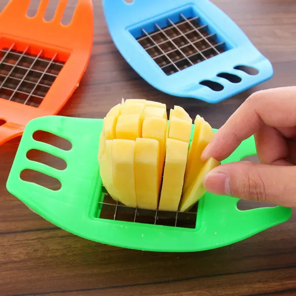 FrittoFix Cutter Pro Pommes-Schneider für Kartoffeln & Gemüse | Kompakter Küchenhelfer für gleichmäßige Stifte