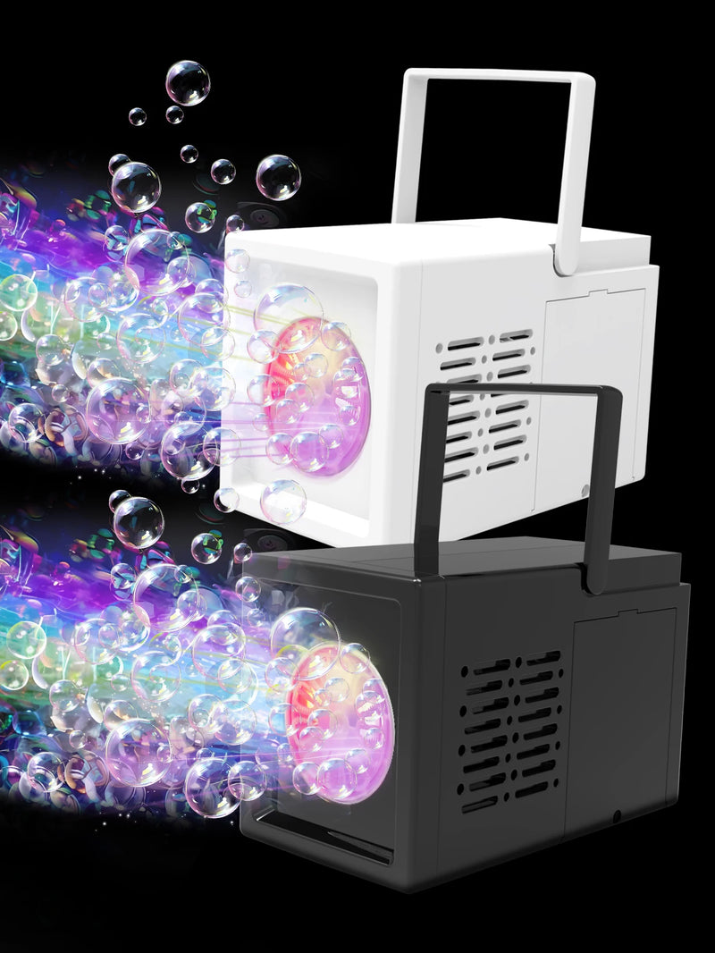BubbleBlaze Pro | Bühnen-Seifenblasenmaschine mit 10 Düsen | Effektvolle Blasenmaschine für Events, Shows & Partys