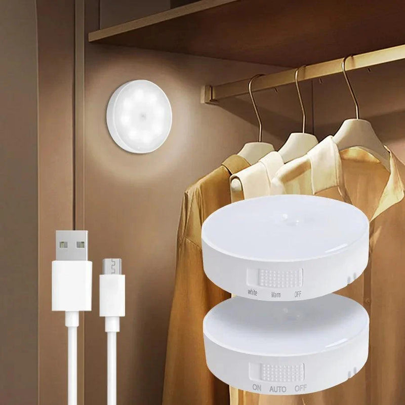 LumoSense LED Unterbauleuchte | Mit Bewegungsmelder | Wiederaufladbar & Kabellos | Warm-/Neutralweiß | Für Küche, Treppe & Schrank