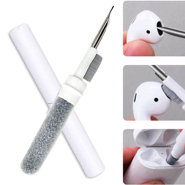 Reinigungsset Cleanear ProKit | Für AirPods & In-Ear-Kopfhörer | 3-in-1 Bürste, Schwamm & Spitze | Für hygienische Tiefenreinigung