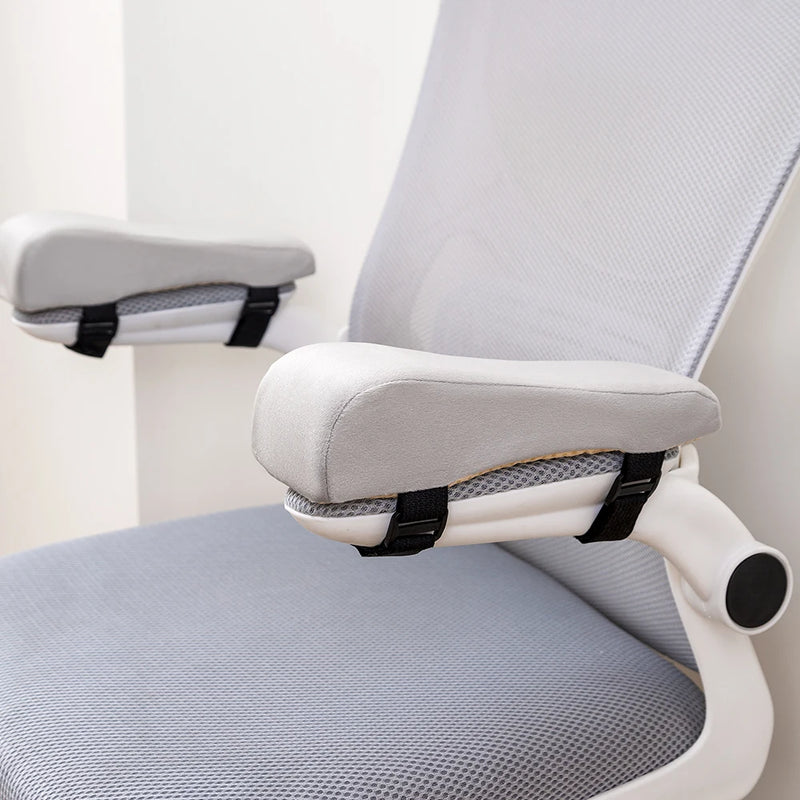 ErgoSoft Armlehnenkissen | Memory Foam Komfortpolster | Waschbar & Universalgröße | Schwarz, Grau, Blau, Rosa