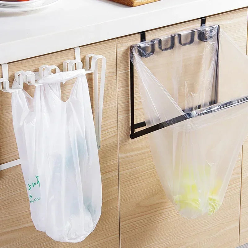 CleanFold Faltbarer Müllbeutelhalter | Über-Tür Design | Platzsparend & Praktisch | Küche