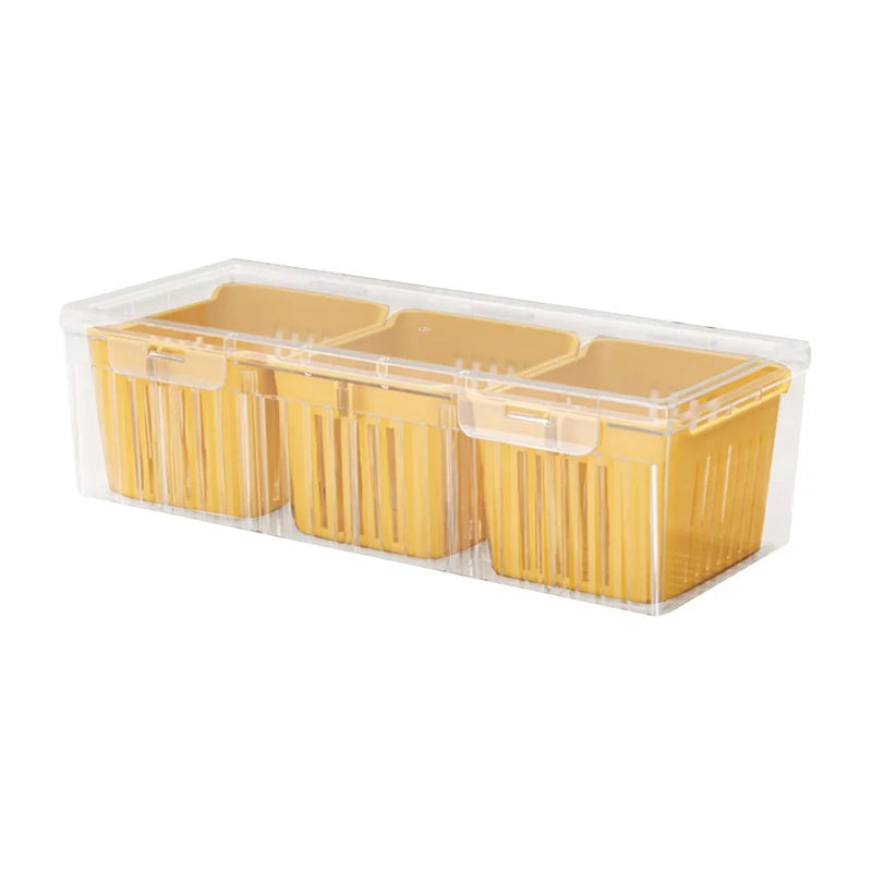 Organixo | Aufbewahrungsbox | Kompakt & Stapelbar | ABS | 22,7 x 9 x 6,7 cm