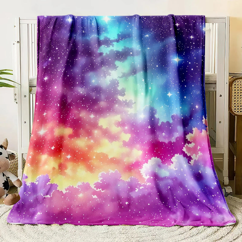 Sternenhimmel-Decke CosmoDream | 3D-Design | Weiches Flanell | Für Sofa, Bett & Reisen