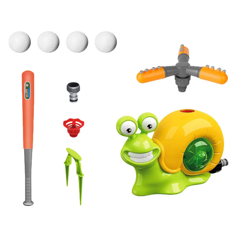 AquaSchnecki Wassersprinkler-Spielzeug | Lustige Gartenschnecke | Für Kinder ab 3 Jahren | Sommer-Spritzspaß im Garten & Pool