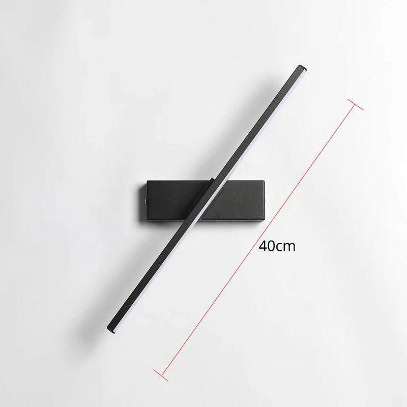 AuroLite Verstellbare LED-Wandleuchte | 330° Schwenkbar | Modernes Design für Schlafzimmer & Wohnzimmer | Aluminium