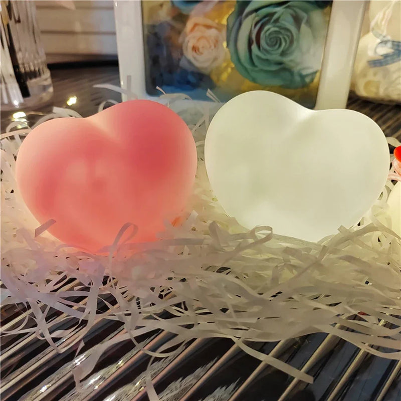 Herz LED Lampe | 3D Nachtlicht & Deko | Romantisch & Kreativ | Geschenk für Hochzeit, Geburtstag & Weihnachten