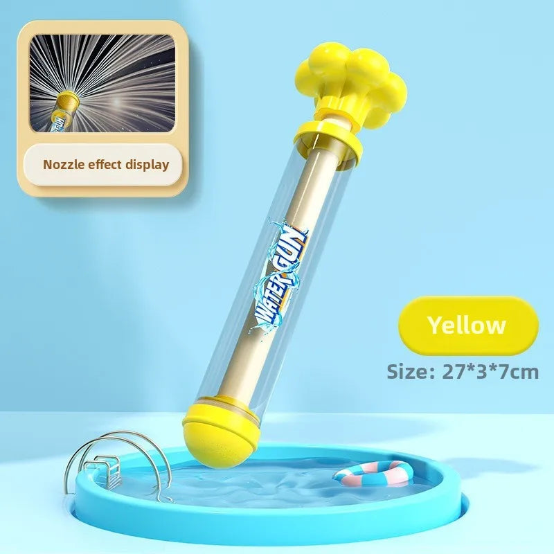 AquaZooka Feuerwerk Wasser-Spritzspielzeug | Rückzieh-Wasserpistole mit Fontäneneffekt | Für Garten, Pool & Sommeraktivitäten