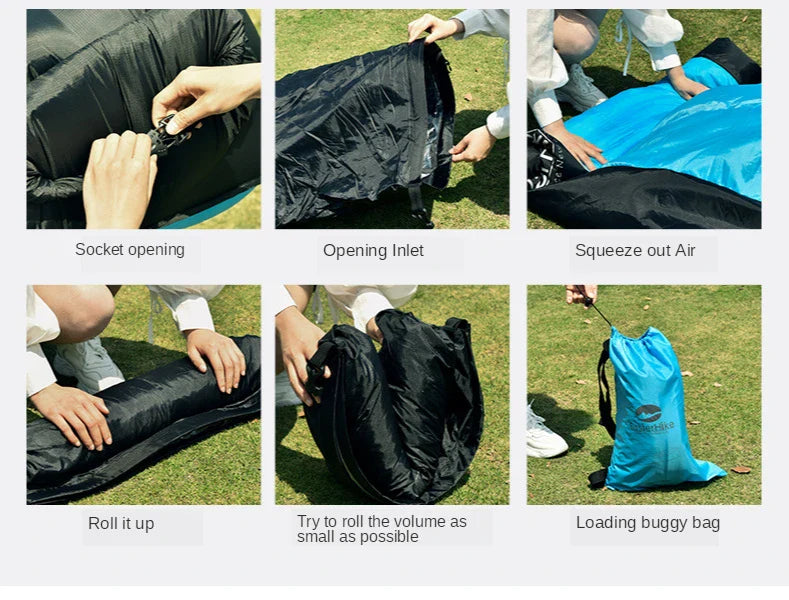 Luftsofa Aerava Chill | Selbstaufblasbar & Ultraleicht | Wasserfest & Reißfest | Für Strand, Park & Camping