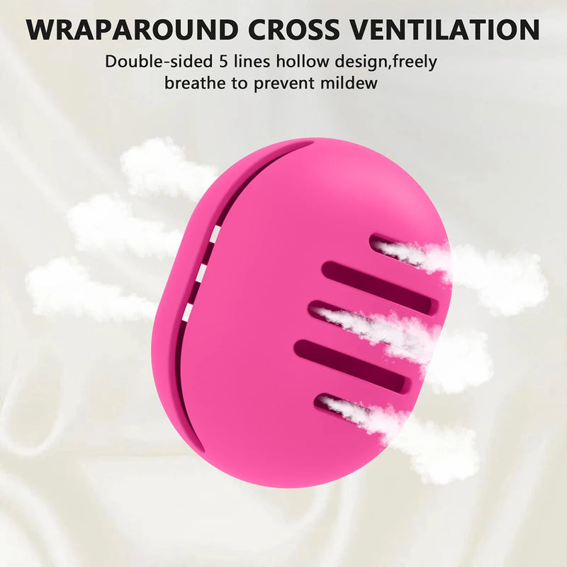 Silikon-Aufbewahrungsbox PuffaPod | Belüfteter Beautyblender-Behälter | Wiederverwendbar & Reisegeeignet | Flexibel & Hygienisch