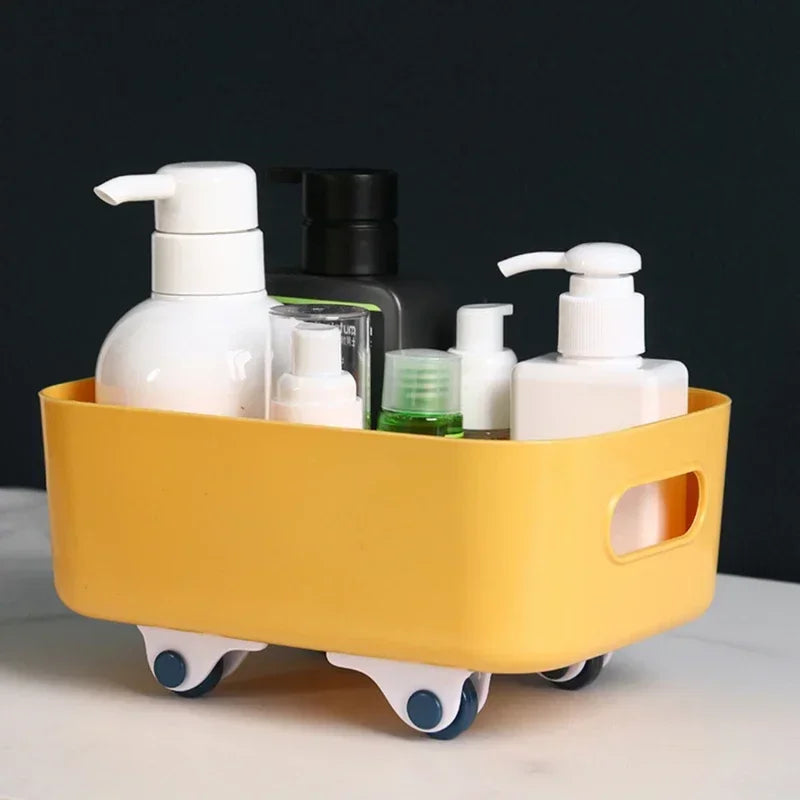 Rollino Selbstklebende Mini-Rollen | 360° drehbar | Starke Tragkraft | Universell einsetzbar für Boxen & Aufbewahrung