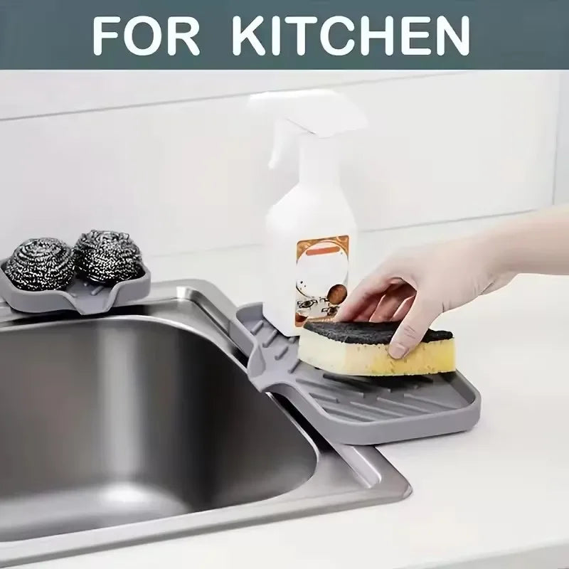 Spülmatte SilikonFlex | 6-in-1 Design | Hitzebeständig & Hygienisch | Für Küche & Bad | Platzsparend & Elegant