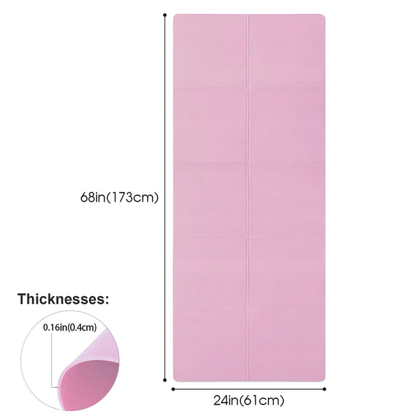 YogaMat ProBalance | 4 mm Dicke | Rutschfest & Stoßdämpfend | Leicht & Tragbar