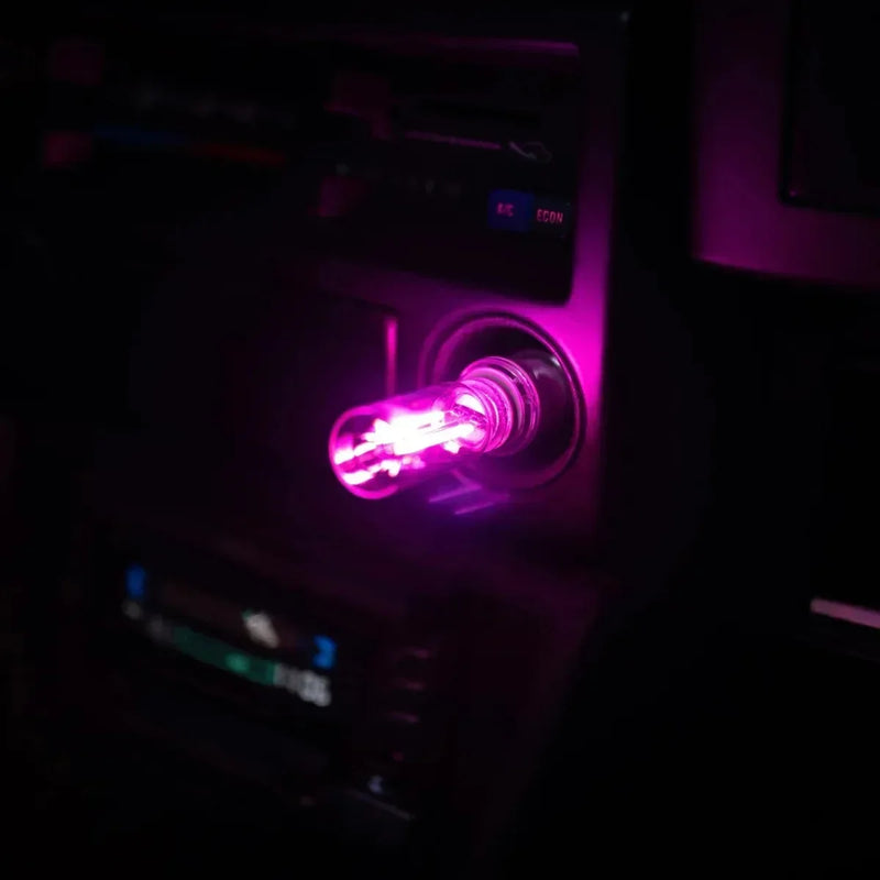 LumiVase Atmosphärenlicht | Glasflasche Design | Touch-Dimmer | USB | 5 Farben