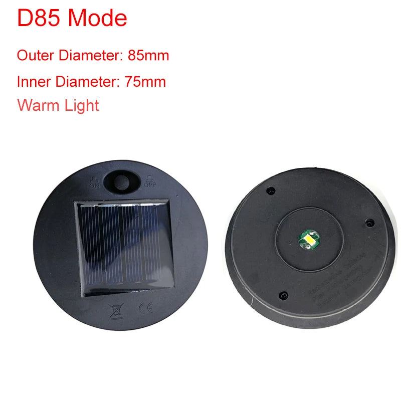LumiDeck Solar-Deckel Lichterkette | Wasserdicht & Lichtgesteuert | Für Glasdeko & Gartenbeleuchtung