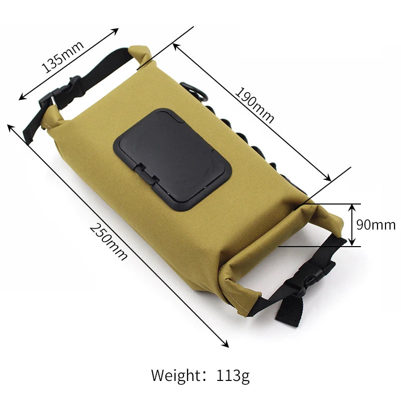WipeGo Aufhängbare Feuchttücher-Tasche | Aus Oxford-Gewebe | Tragbarer Spender für Outdoor & Küche | 24 × 14 cm