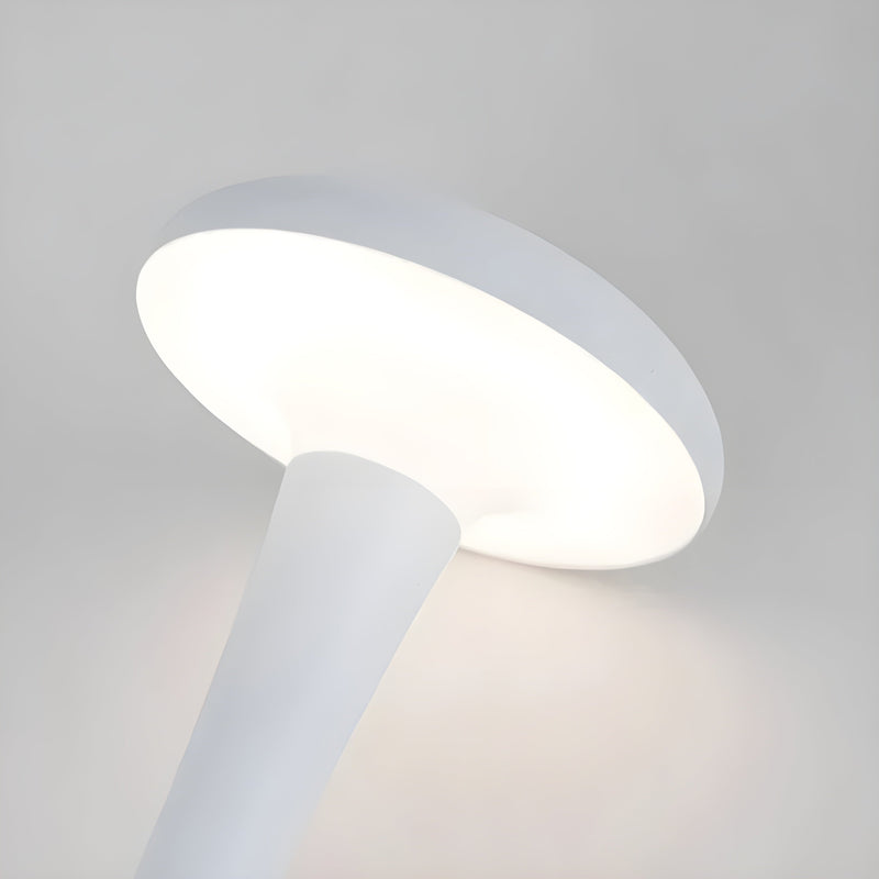Alurina Tragbare LED Tischlampe | USB-Aufladung & 3-fach dimmbar | Marble-Look Design | Aluminium & Acryl