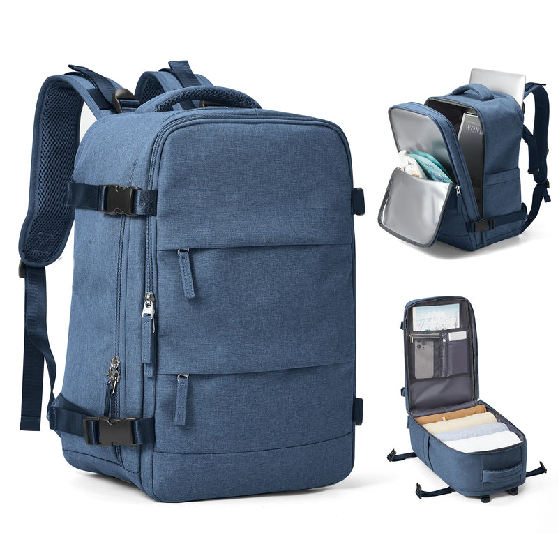 Reiserucksack Travomate | Wasserdicht & Vielseitig | 15,6" Laptopfach | Große Kapazität mit Nass-Trocken-Trennung