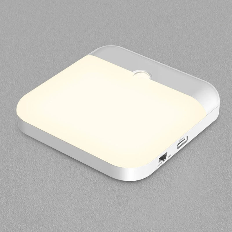 Luminara Square | LED Nachtlicht mit Bewegungsmelder | USB Aufladbar | Warm- & Kaltweiß | Magnetische Montage