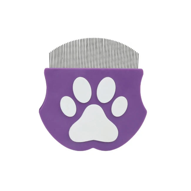 Fellino Mini Fellpflegekamm für Hunde & Katzen | Entfernt Flöhe & Verfilzungen | Ergonomisch & sanft zur Haut