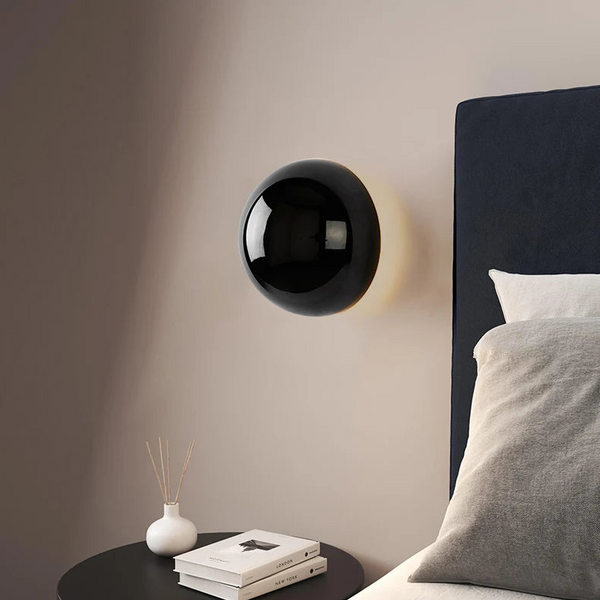 Wandleuchte FEROLUX | Bauhaus trifft Mittelalter | Eisen & Glas | Ø10 cm / Ø16 cm | LED-kompatibel