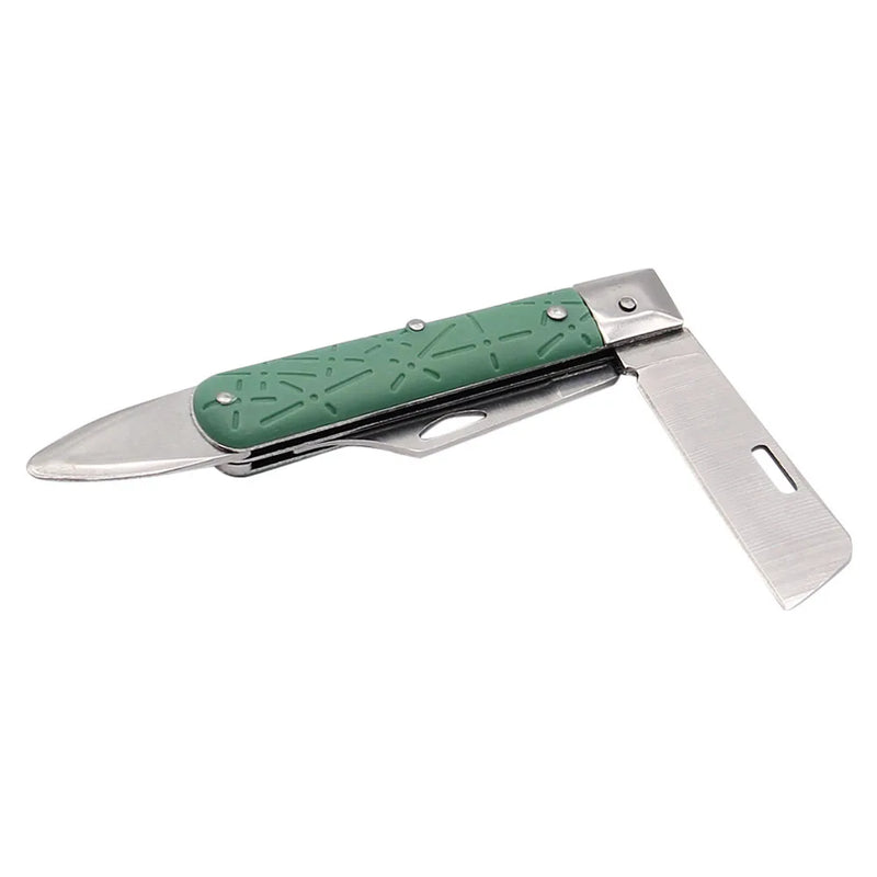 Veredelungsmesser Floracut Pro | 3-in-1 Klappmesser | Für Baumschnitt & Gartenarbeit | Edelstahlklingen