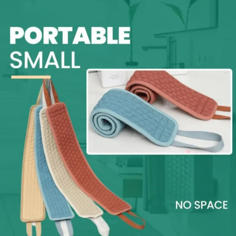 Rückenpeeling-Gurt | Dusch- & Badeband | Natürliche Faser | Tiefenreinigung & Massage