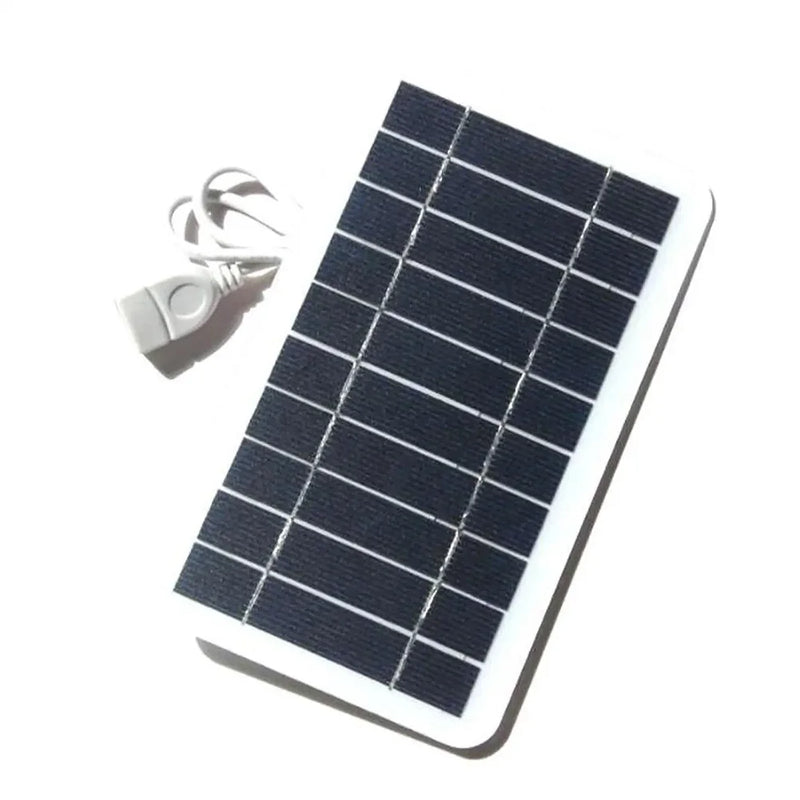 SunChargea Mobiles Solarpanel 5V 2W | USB Ladegerät | Für Powerbank, Smartphone & Outdoor Camping